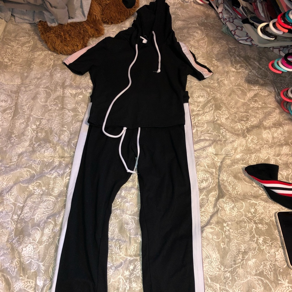 Black matching set